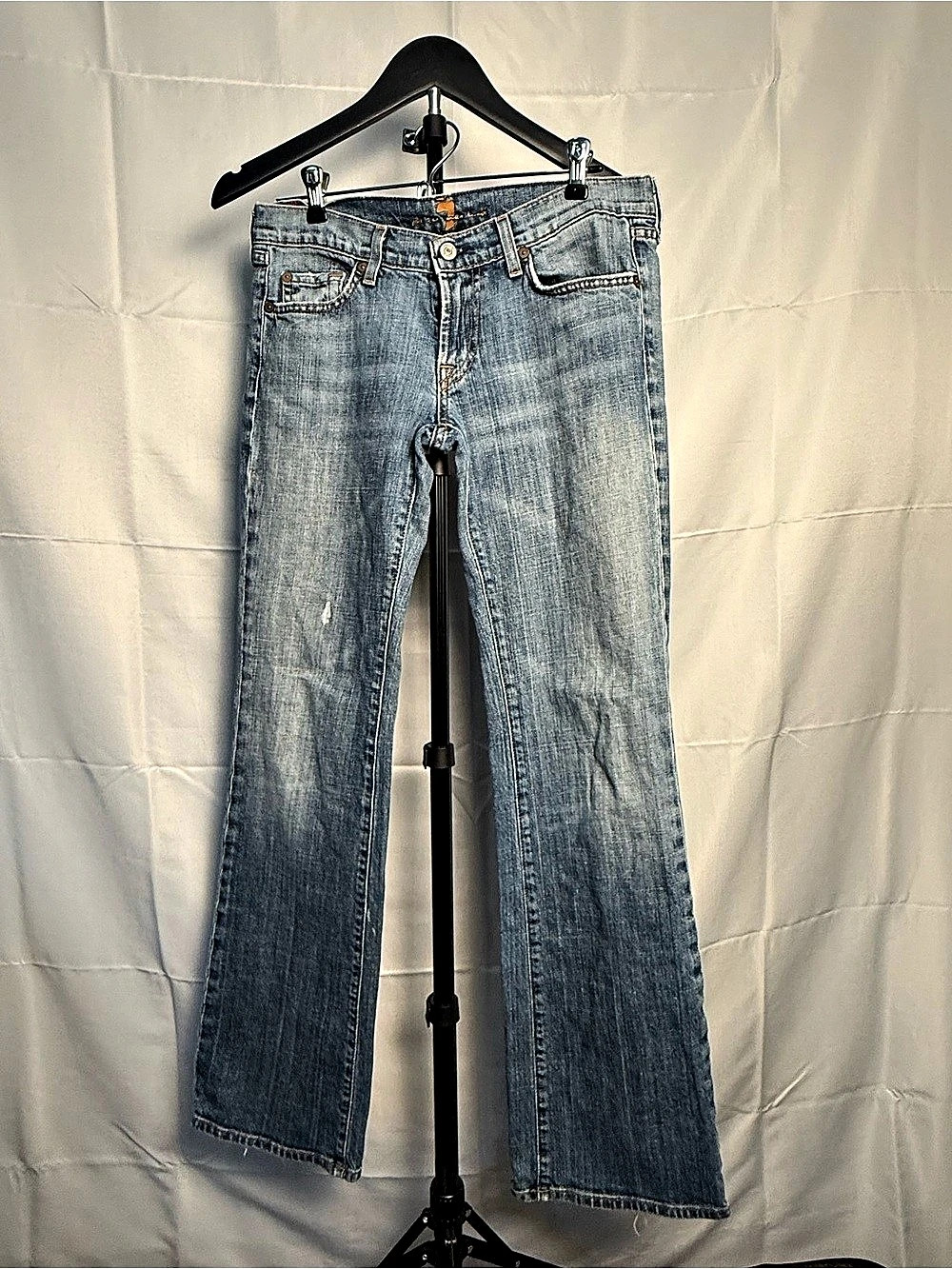 7 For All Mankind Bootcut Jeans Blue Waist 29